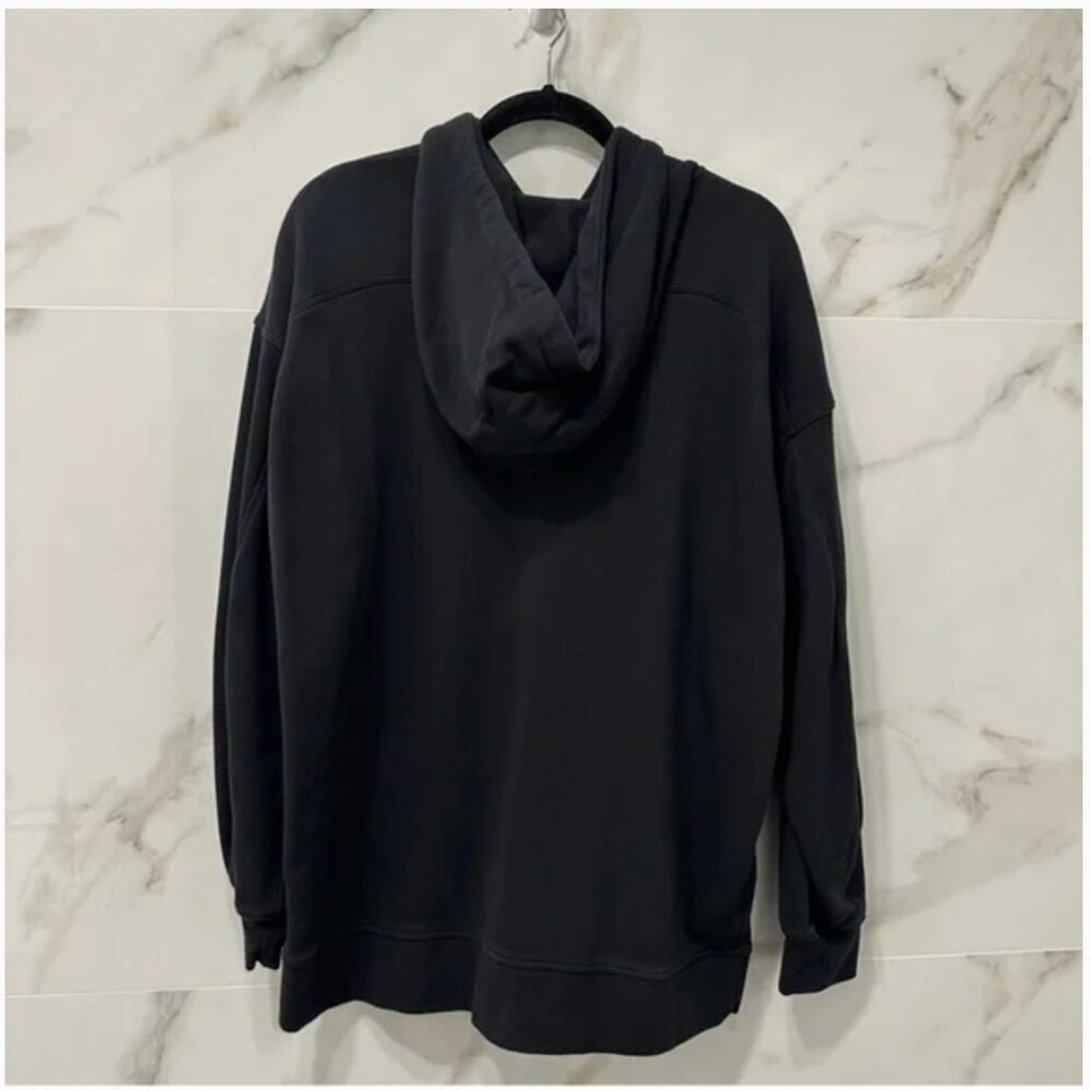 Lululemon Perfectly Oversized Hoodie Black‎ size 8 W3FF8S - Picture 3 of 4
